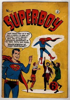 Buy Australian SUPERBOY 67 DC Comics 1950's UK • 35.62£