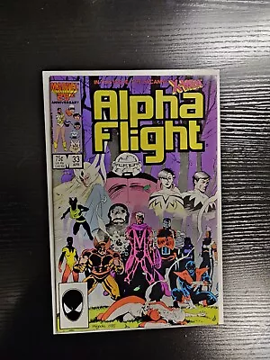 Buy Alpha Flight #33, 1st Lady Deathstrike! Marvel 1986 FN/VF • 9.49£