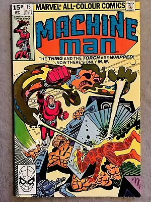 Buy MACHINE MAN 15 (June 1980) Steve Ditko Art, Fantastic Four App. • 3.70£