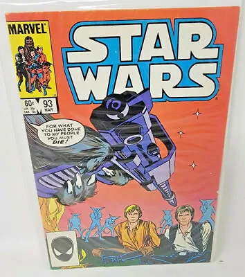 Buy Star Wars #93 *1985* Marvel Low Print 8.5 • 7.50£