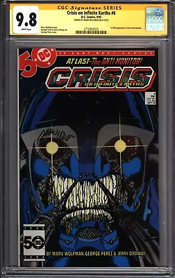Buy * CRISIS On Infinite Earths #6 CGC 9.8 SS Signed Wolfman (Perez) (2716937025) * • 239.82£