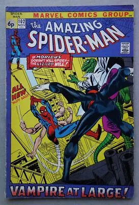 Buy Amazing Spiderman Comic #102 - Nov 1971 Origin + 2nd App Morbius VG/VG+ • 4.20£