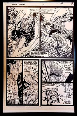 Buy Amazing Spider-Man #318 Pg. 16 By Todd McFarlane 11x17 FRAMED Original Art Print • 47.61£