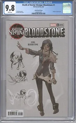 Buy Death Of Doctor Strange Bloodstone #1 - 1st Print 1:10 Variant Guara CGC 9.8 • 47.15£