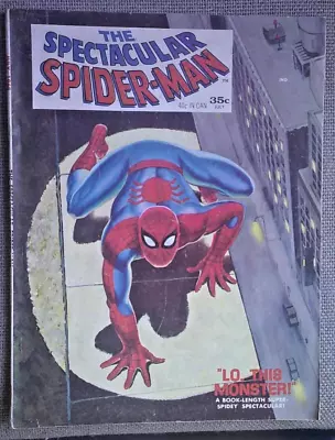 Buy Spectacular Spider-man No.1 From 1968 . Spider-man Origin Issue ! 1st Spidey Mag • 18£