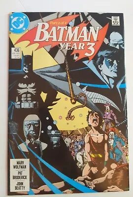 Buy Batman 436 KEY 1st Tim Drake 1st Print DC 1989 Marv Wolfman George Perez Robin • 8.03£