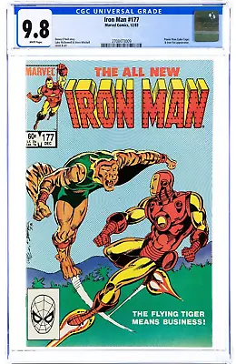 Buy 🔥 Iron Man #177 CGC 9.8 WP NM/MT Marvel 1983 Power Man And Iron Fist Appearance • 77.45£