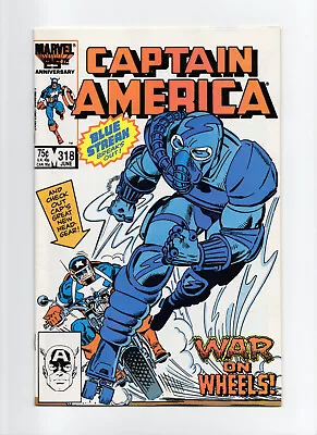 Buy Captain America #318 (1986) KEY Deaths Of Death Adder & Blue Streak • 6.32£