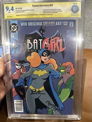 Buy Batman Adventures 12 CBCS 9.4 Signed Dini & Timm 1st Harley Quinn (cgc,egs,pgx, • 1,458.82£