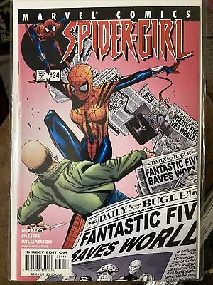 Buy Spider-Girl #34 (Marvel Comics July 2001) • 2.28£