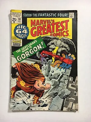 Buy Marvel’s Greatest Comics #33 VG+ 1971 Marvel Comic Fantastic Four • 2.40£