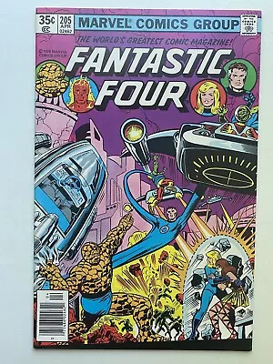Buy Fantastic Four 205 NM- SHARP 1st Nova Corps! 1979 Marvel Comics GEMINI SHIPPED • 44.03£