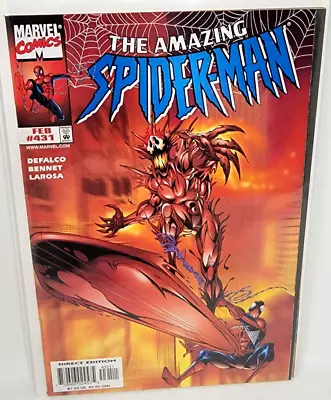 Buy Amazing Spider-man #431 Carnage Cosmic 2nd Appearance *1998* 9.0 • 60.76£