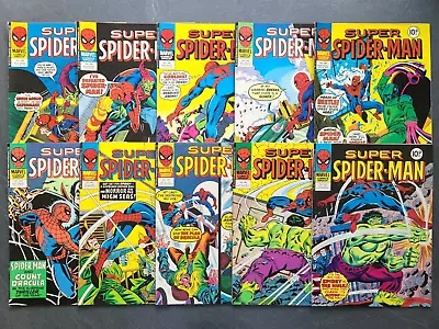 Buy SUPER SPIDER-MAN Weekly Lot Of 10 (Marvel UK 1978 Bundle) # 290-299 High Grade • 14.50£