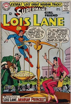 Buy SUPERMAN'S GIRL FRIEND LOIS LANE #58 1965 FN  Lois Lane's Great Houdini Trick  • 15.98£
