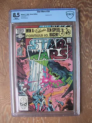 Buy Star Wars  #55  CBCS 8.5 (like CGC)  1st Appearance Plif   Direct Edition • 39.98£