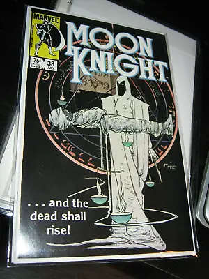 Buy Marvel Comic 1982 Moon Knight 38 NM+ 9.6 Scarce Last Issue High Grade Copy • 191.88£