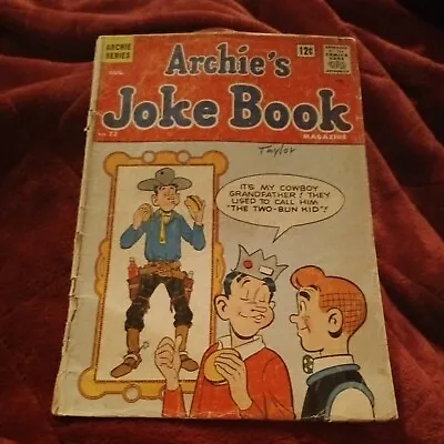 Buy Archie's Joke Book #72 SILVER AGE ARCHIE COMIC BOOK Betty Veronica Jughead 1963 • 12.49£