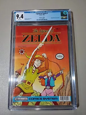 Buy Legend Of Zelda 1 (Valiant 1990) No Cover Price 1st Print Variant CGC 9.4 RARE!! • 635.62£