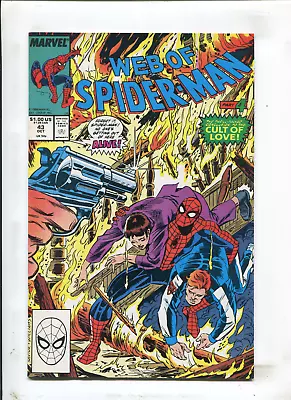 Buy Web Of Spider-Man #43 - Direct Edition/Cult Of Love Part 4! (9.0) 1988 • 3.90£