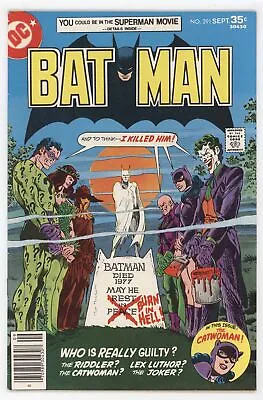Buy Batman 291 DC 1977 VF Jim Aparo Joker Riddler Catwoman Poison Ivy Scarecrow • 47.83£