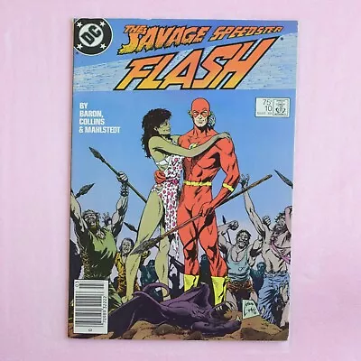 Buy Comic Book - FLASH #10 - 1988 - Newsstand - DC • 2.99£
