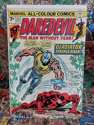 Buy Daredevil #113 VF- Marvel 1974 Black Widow • 15.95£