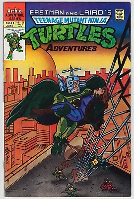 Buy Teenage Mutant Ninja Turtles Adventures #21 1st Vid Vicious Archie Comics 1991 • 4.74£