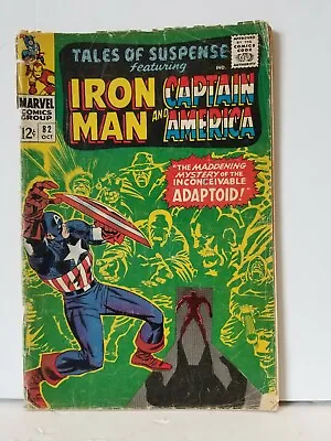 Buy Marvel Comics Tales Of Suspense Iron Man & Captain America Adaptoid #82 Oct 1966 • 11.98£