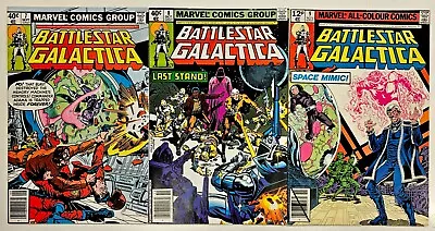 Buy Marvel Comic Bronze Age Battlestar Galactica Key 3 Issue Lot 7 8 9 High Grade FN • 0.99£
