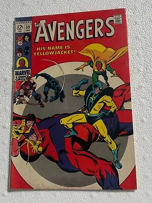 Buy Avengers #59 - 1st Yellowjacket / 1968 Silver Age / Marvel Comic 🔥 • 94.60£