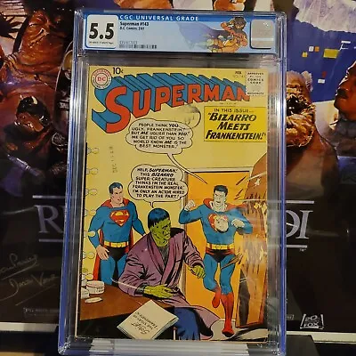 Buy Superman #143 CGC 5.5, Bizarro Frankenstein Appearance Curt Swan Cover • 299£