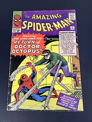 Buy Amazing Spider-Man #11 Comic Book - Steve Ditko Art - Silver Age Marvel - G/VG • 347.87£