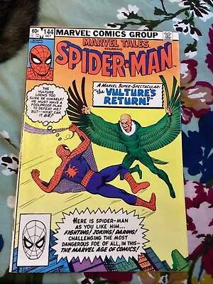 Buy Marvel Tales 144. 1982 Reprints Amazing Spider-man 7. The Return Of The Vulture. • 6.50£