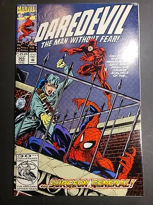 Buy Daredevil 305 Marvel 1992 Spider-Man Scott McDaniel • 4£