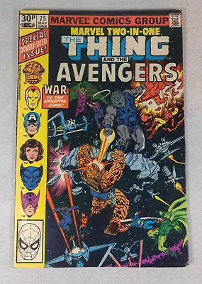 Buy Marvel Comics Two-In-One The Thing And The Avengers #75 May 1981 • 7.95£