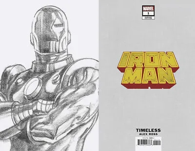 Buy Iron Man 1 Variant 1:100 Alex Ross Virgin Timeless Sketch *UK Seller* • 59.99£
