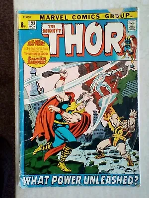 Buy Mighty Thor 193 (1971) Silver Surfer App • 8.99£