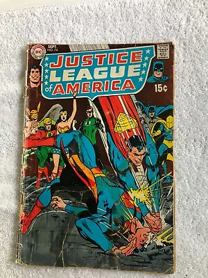 Buy Justice League Of America #74 (Sep 1969, DC) VG- 3.5 • 14.39£