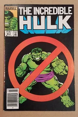 Buy Incredible Hulk #317 Mark Jewelers Variant FN+ • 12.78£