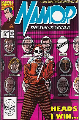 Buy NAMOR, THE SUB-MARINER Vol. 1 #8 November 1990 MARVEL Comics - Namorita • 21.63£