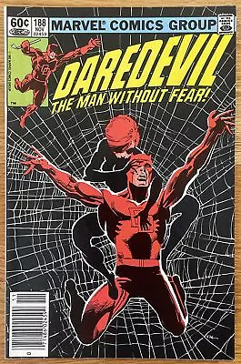 Buy Marvel Comics Daredevil #188 Ft. Black Widow • 11.85£