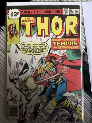Buy Thor #282 (1979) Marvel Newsstand 1st Cameo Appearance Of The Time Keepers! Loki • 29.99£