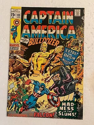 Buy Captain America #133 F+ Origin Of Modok - Early Bronze Age Marvel 1971 • 23.64£