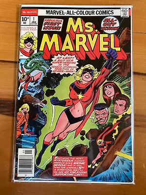 Buy Ms Marvel 1 (1976) – Marvel Comics Bronze Age Key – VFN • 49£