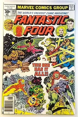 Buy Fantastic Four #183 Marvel Comics 1977 VF- 7.5 George Perez Cover COMBINED SHIP • 7.21£