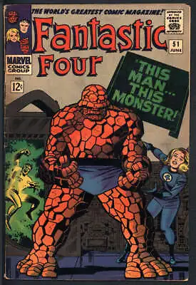 Buy Fantastic Four #51 6.0 // Classic Stan Lee Story Marvel Comics 1966 • 104.90£