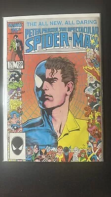 Buy Peter Parker The Spectacular Spiderman 120 1986🔥 • 7.20£