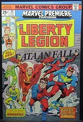 Buy Marvel Premiere #29 9.0 Vf/nm 1976 1st Appearance & Origin Liberty Legion!  • 9.49£
