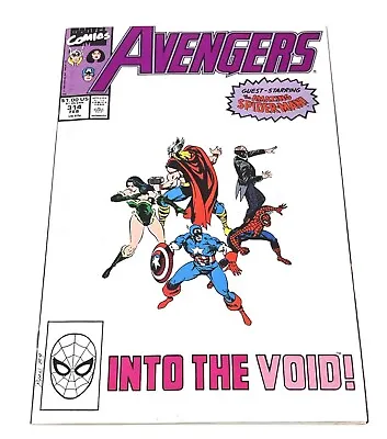Buy Vtg Marvel Avengers 314 Into Void Starring Amazing Spider Man 1990 Comic Bk • 11.87£